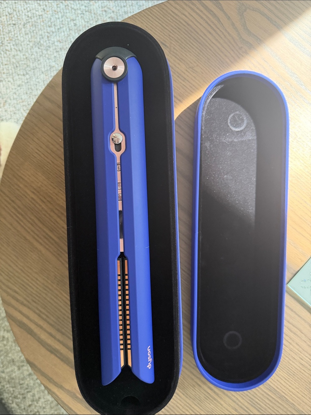 Dyson Corrale Vinca Blue/Rosé Wireless Hair Straightener with box and charger